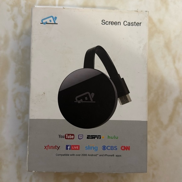 Screen Caster 1080P HD Support All Details Shown In Advertisement Photos. NWT - Picture 1 of 5